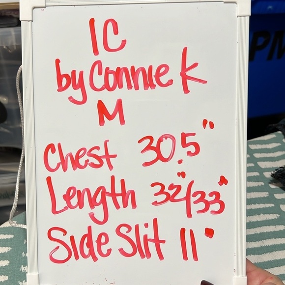 IC by Connie K Blue and Brown Kimono Size M - Picture 2 of 10